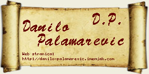 Danilo Palamarević vizit kartica